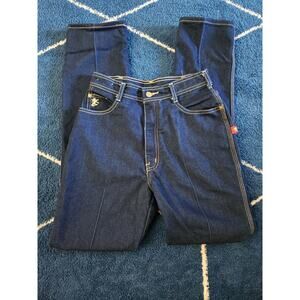 Braxton Women's High Waisted Stretch Boot Cut Dark Wash Jeans-10
